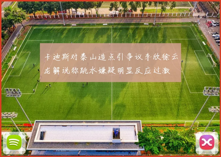 卡迪斯对泰山造点引争议李欣徐云龙解说称跳水嫌疑明显反应过激